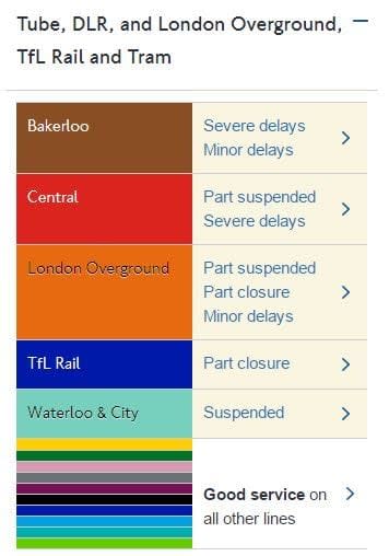 Tube strike: London Underground passengers hit by severe delays as Southern Rail staff also walk out