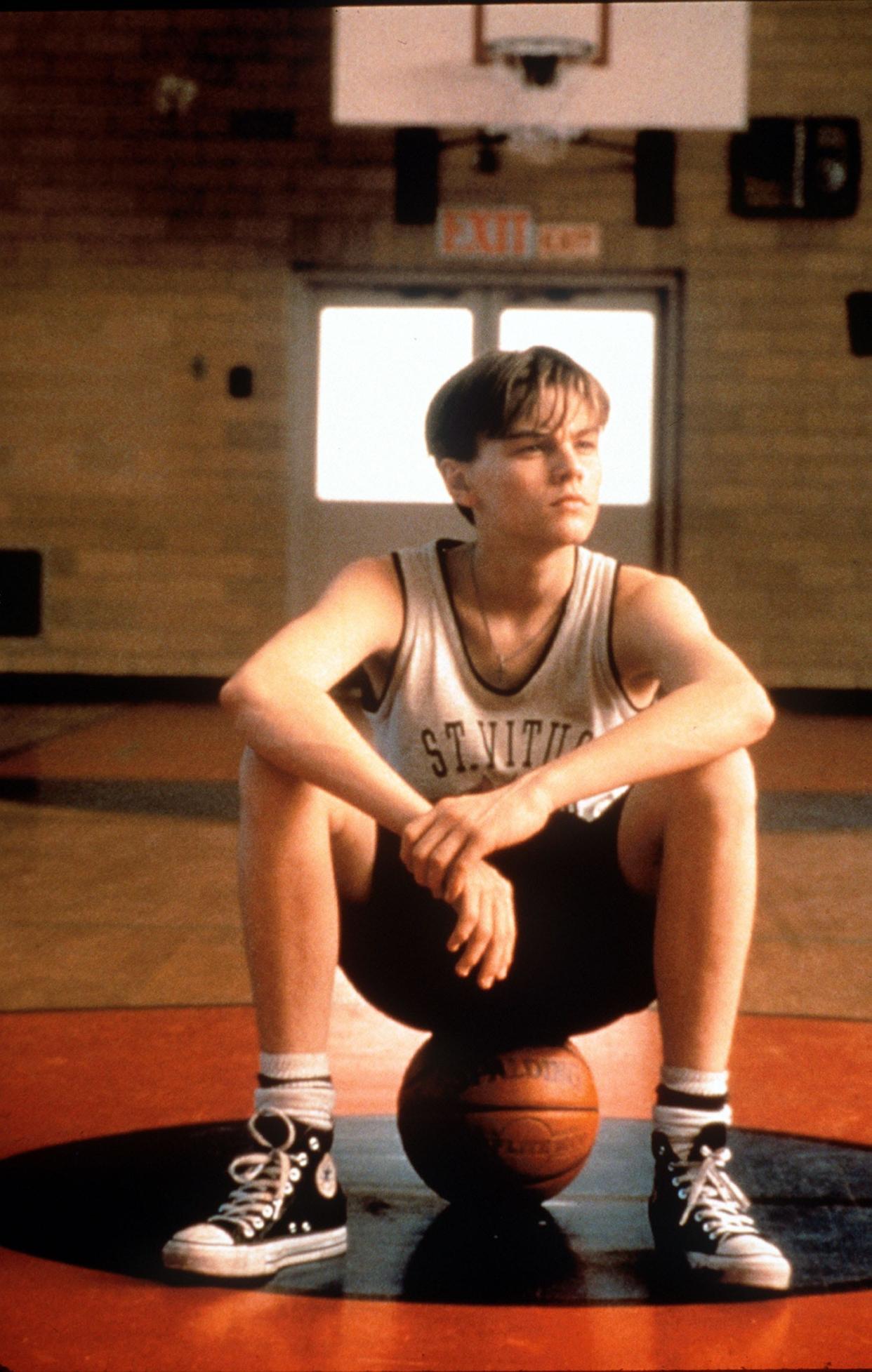 Leonardo DiCaprio plays a high school basketball player who gets involved in drugs and crime in 