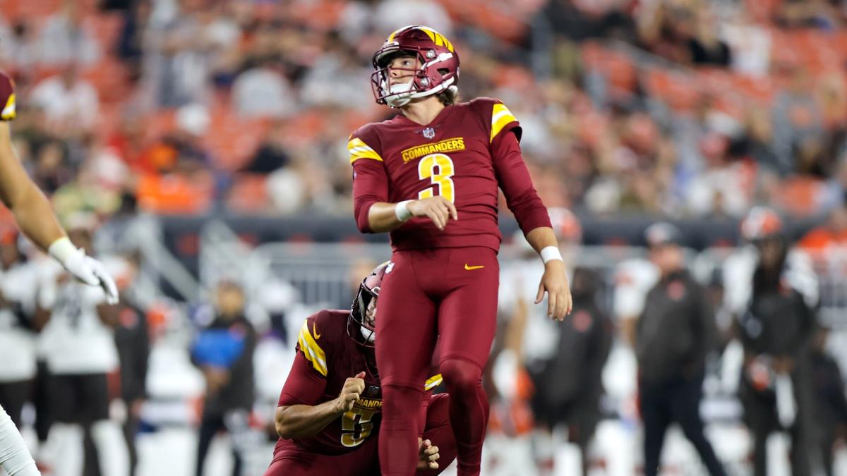 Former Lions kicker Michael Badgley signs with Washington Commanders