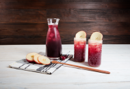 <p><strong>Ingredients</strong></p><p>8 oz Patrón Reposado<br>1 bottle pinot noir <br>9 oz pear brandy<br>8 0z orange juice<br>2 oz ginger beer<br>Orange wheels<br>Pear slices<br>Apple slices<br>Seasonal fruit, as desired</p><p><strong>Instructions</strong></p><p>Add all ingredients into pitcher or carafe and mix to combine. (Can be made in advance and stored for up to a day.) Pour over ice, garnish and serve.</p>