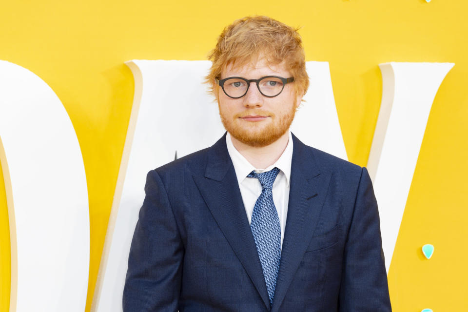 Ed Sheeran at Yesterday Film Premiere London