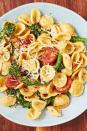 <p>Orecchiette, literally translating to "little ears" in Italian, is a crazy underrated and under-utilised pasta in the home kitchen. The tiny little indentations catch so much sauce! Here, the sauce is similar to that of <a href="https://www.delish.com/uk/cooking/recipes/a30252529/cacio-e-pepe-recipe/" rel="nofollow noopener" target="_blank" data-ylk="slk:cacio e pepe;elm:context_link;itc:0;sec:content-canvas" class="link ">cacio e pepe</a>. You just need butter, pasta water, pepper, and cheese. Toasting the pepper in butter is key, folks. DO NOT skip it.</p><p>Get the <a href="https://www.delish.com/uk/cooking/recipes/a30907235/orecchiette-pasta-with-broccoli-rabe-recipe/" rel="nofollow noopener" target="_blank" data-ylk="slk:Orecchiette With Broccoli Rabe;elm:context_link;itc:0;sec:content-canvas" class="link ">Orecchiette With Broccoli Rabe</a> recipe.</p>