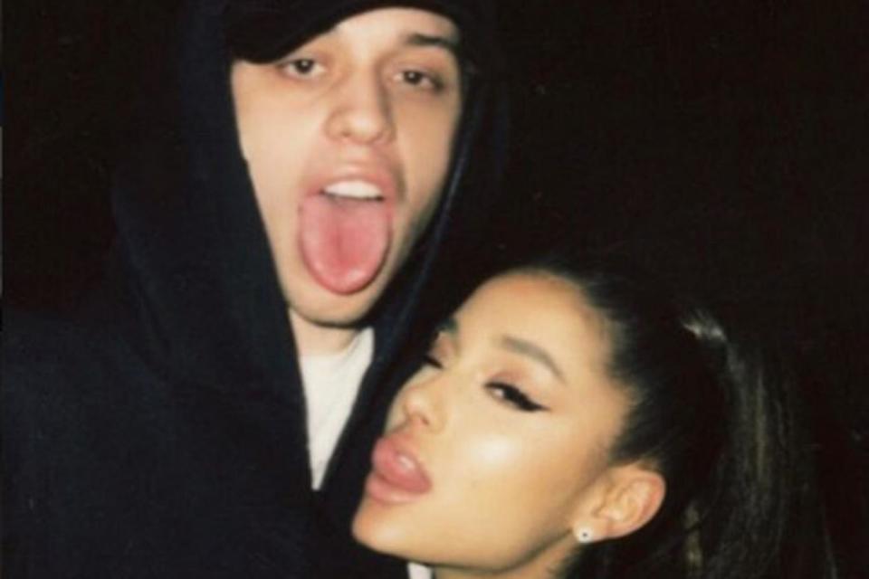 PDA: Ariana Grande and Pete Davison aren't shy about sharing their love (Ariana Grande/Instagram)