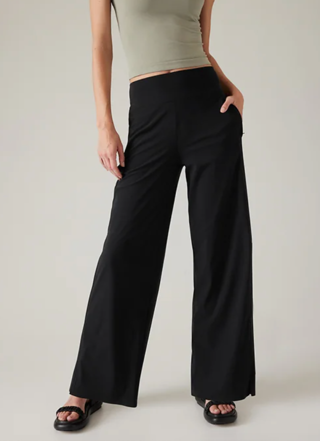 Exotic, Pants & Jumpsuits, Vintage Exotic Black Leather High Waisted Lace  Trim Pants Size 3xl