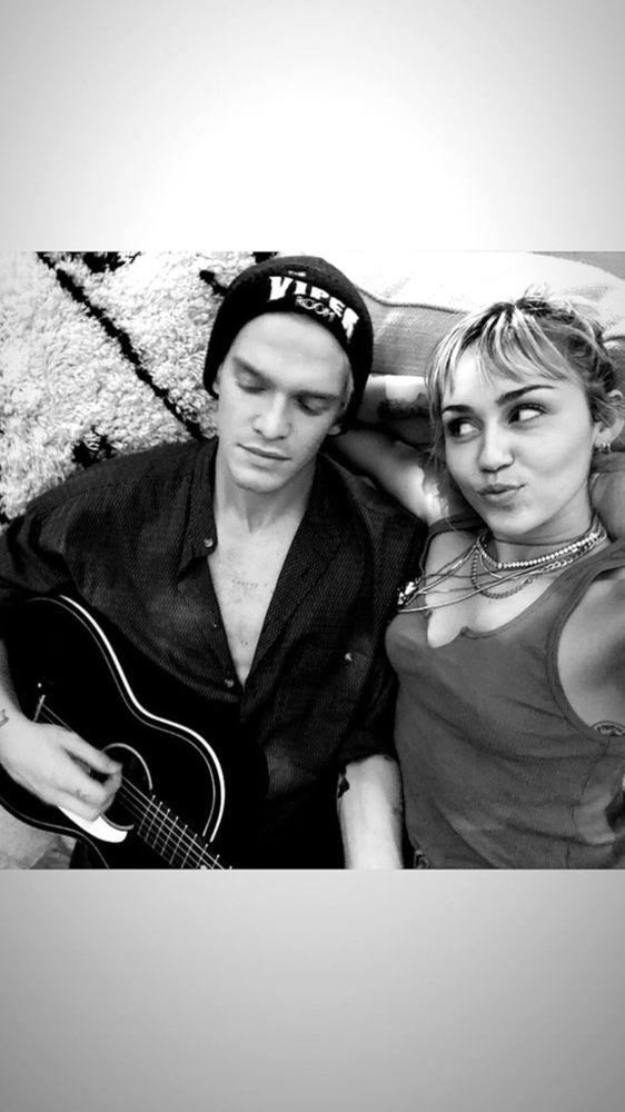 Cody Simpson and Miley Cyrus | Miley Cyrus Instagram