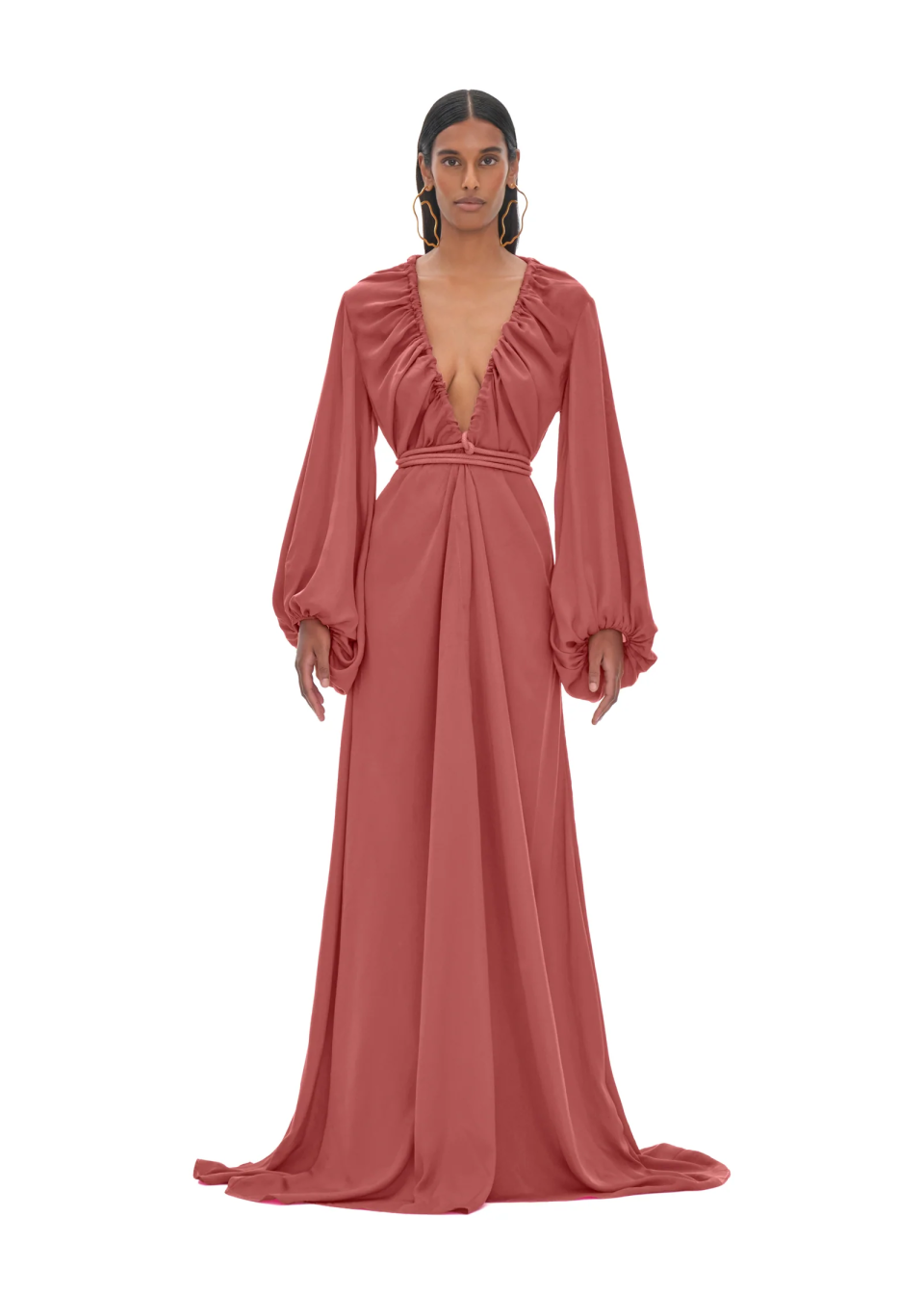 <p><a href="https://www.andreaiyamah.com/collections/clothing/products/neema-dusty-apricot-robe" rel="nofollow noopener" target="_blank" data-ylk="slk:Shop Now;elm:context_link;itc:0;sec:content-canvas" class="link ">Shop Now</a></p><p>Andrea Iyamah Neema Dusty Apricot Robe </p><p>$161.00</p><p>andreaiyamah.com</p>