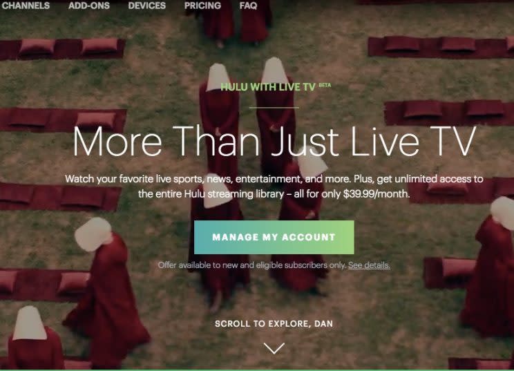 Hulu + Live TV – More than just Live TV streaming