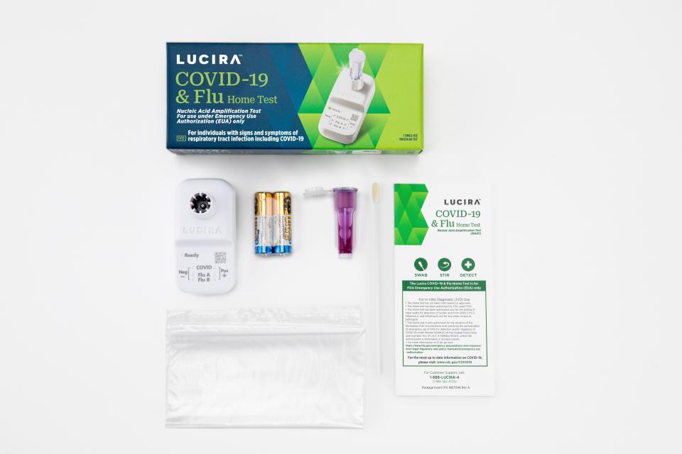 The Lucira COVID-19 and Flu Home Test.