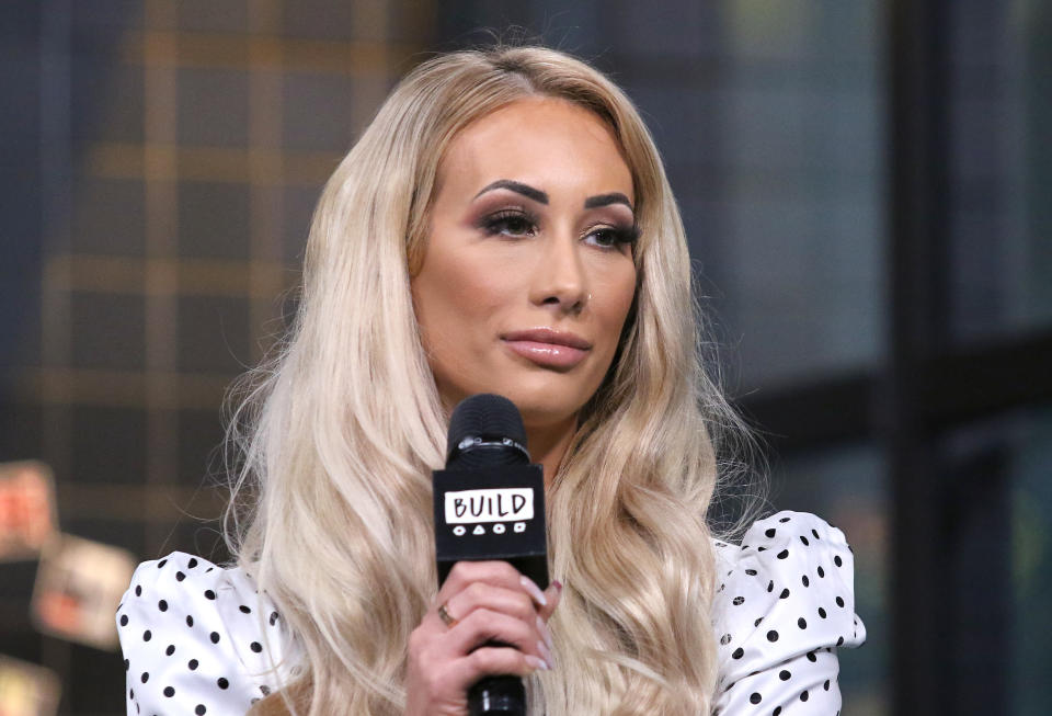 Leah Van Dale, known by the wrestling name Carmella, detailed her experience with an ectopic pregnancy. (Photo: Jim Spellman/Getty Images)