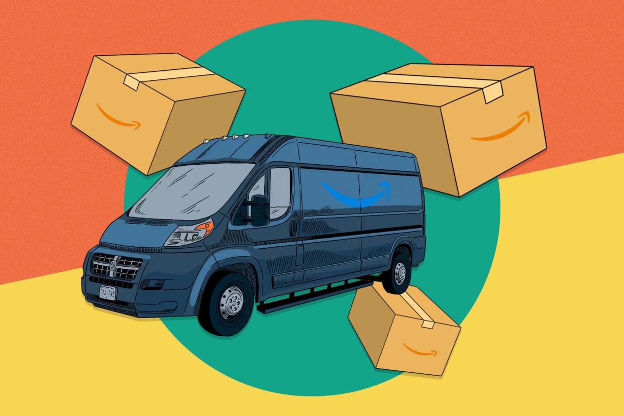 Amazon van illustration