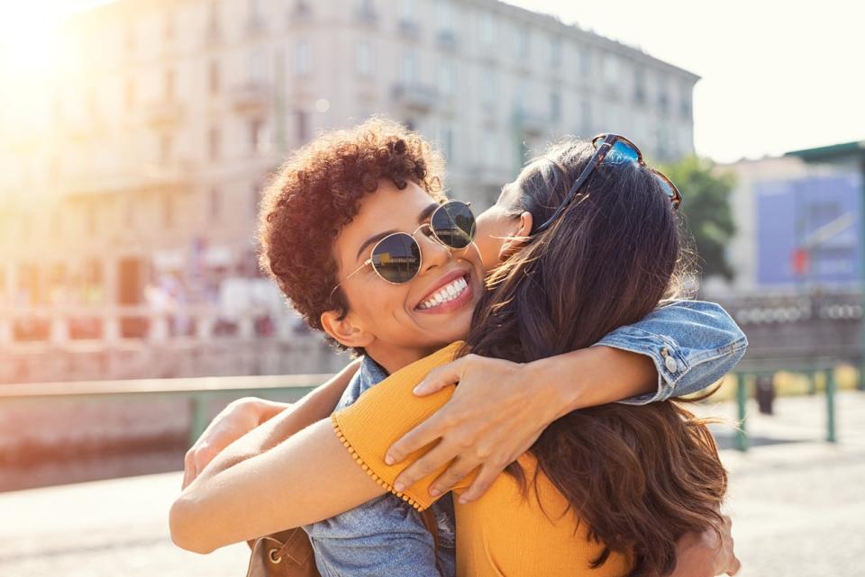 <p>Hugs are set to return in the UK from 17 May</p> (Getty Images/iStockphoto)