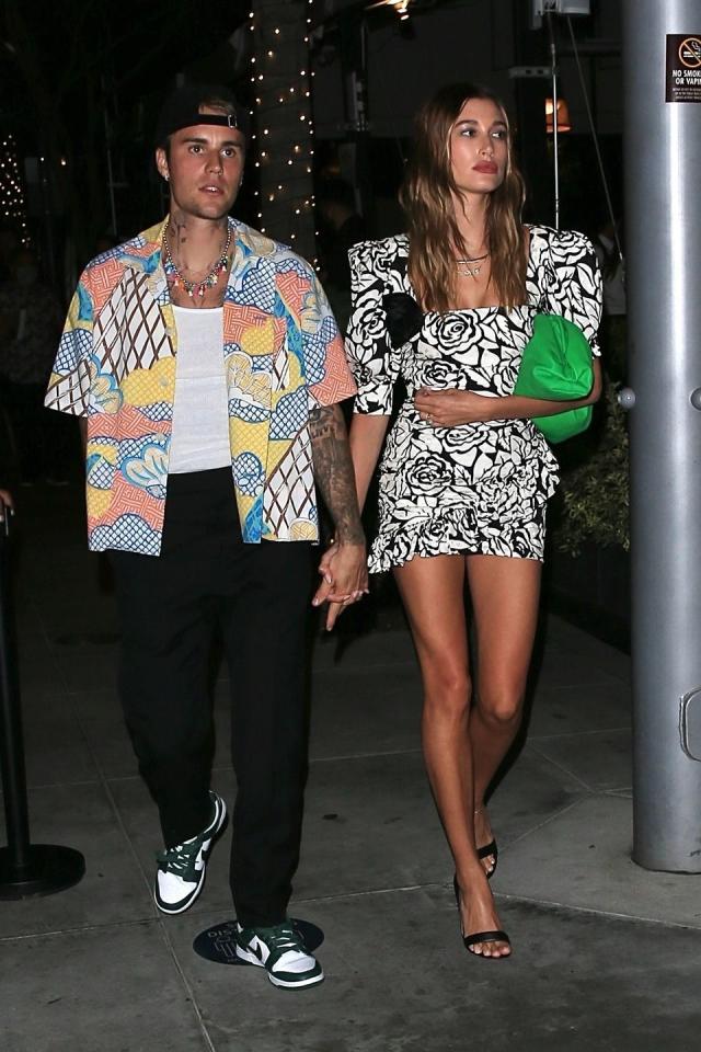 Justin Bieber Dresses Up for Once in Pre-Date-Night Pics With Hailey