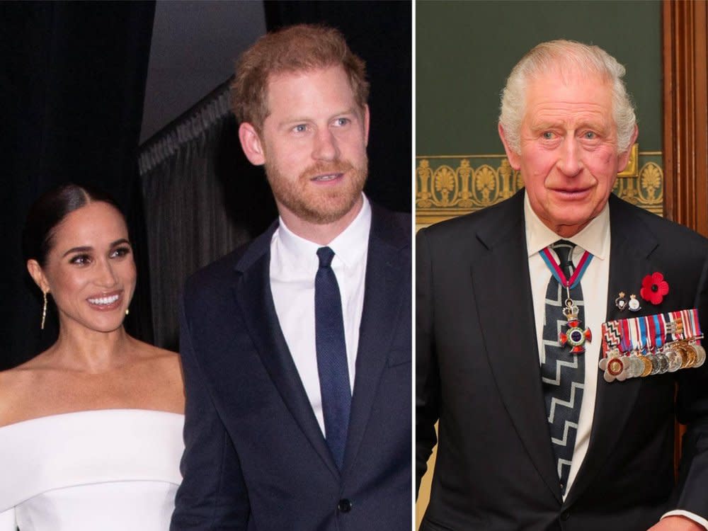 Laut royalen Insidern sollen Prinz Harry und Herzogin Meghan der Krönung von König Charles III. unter einem Vorwand fernbleiben. (Bild: imago images/i Images/imago images/Cover-Images)