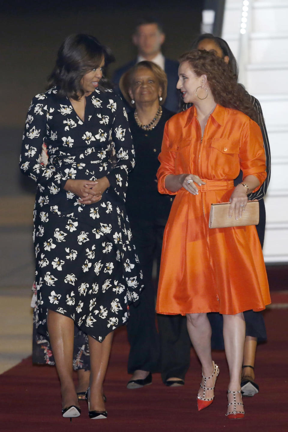 The first lady with Princess Lalla Salma of Morocco