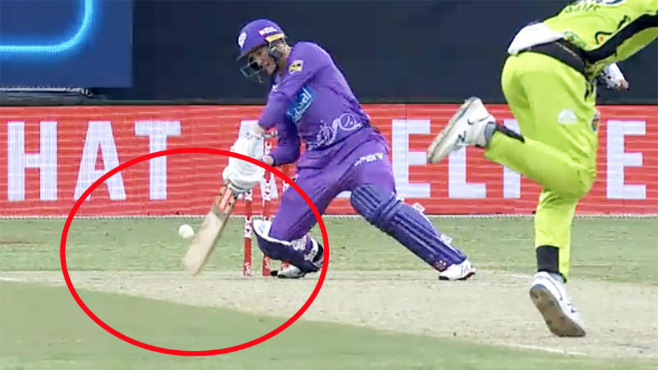 George Bailey, pictured here in action for the Hobart Hurricanes in the Big Bash.