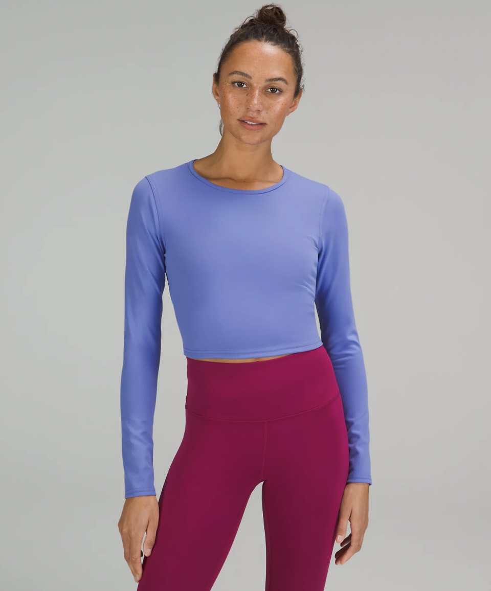 Logo Elastic Everlux Long Sleeve Shirt (Photo via Lululemon)