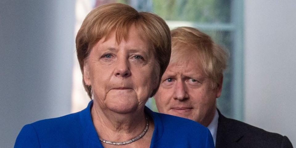 angela merkel boris johnson