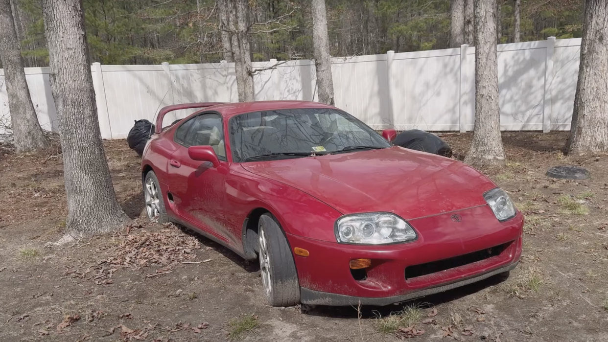 1995 toyota supra turbo in yard