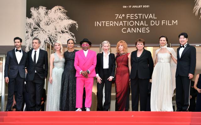 Spike Lee Wore Louis Vuitton v NBA @ 'Flag Day',Cannes Premiere
