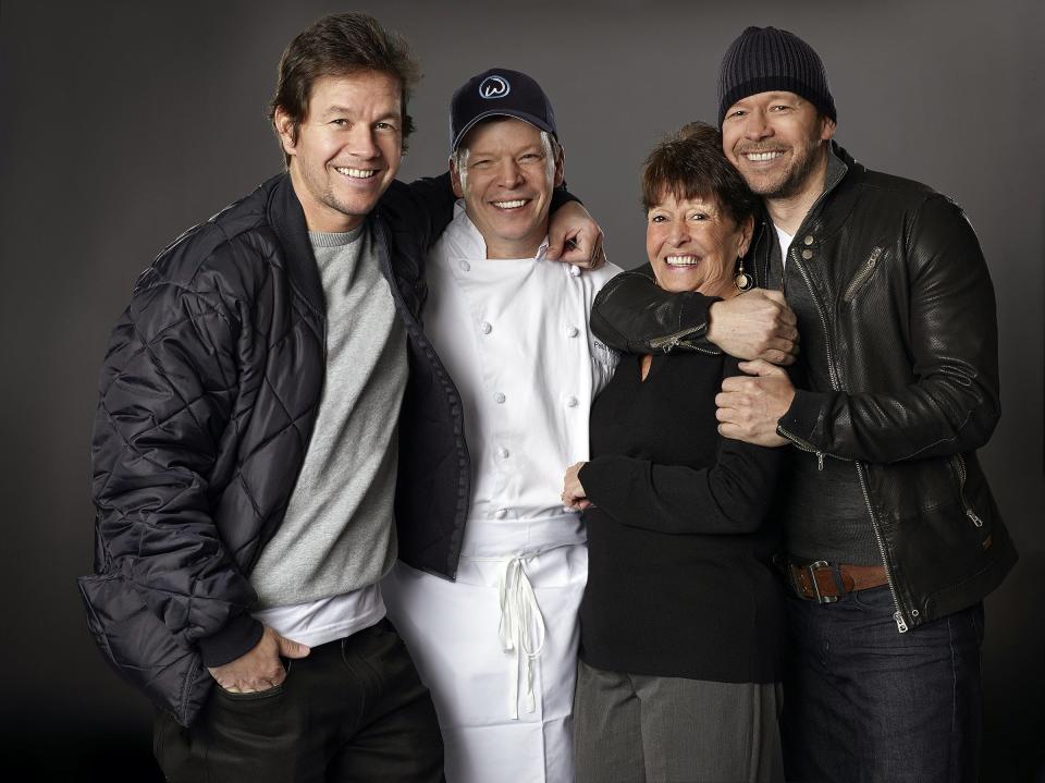 Mark, Paul, Alma and Donnie Wahlberg starred together in the A&E series "Wahlburgers."