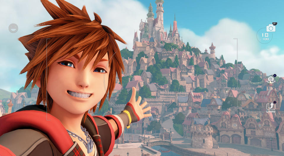 In Kingdom Hearts 3, Sora gets an iPhone.