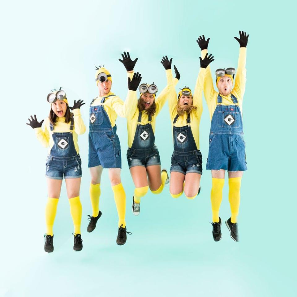 5) DIY Shortalls Minion Costume