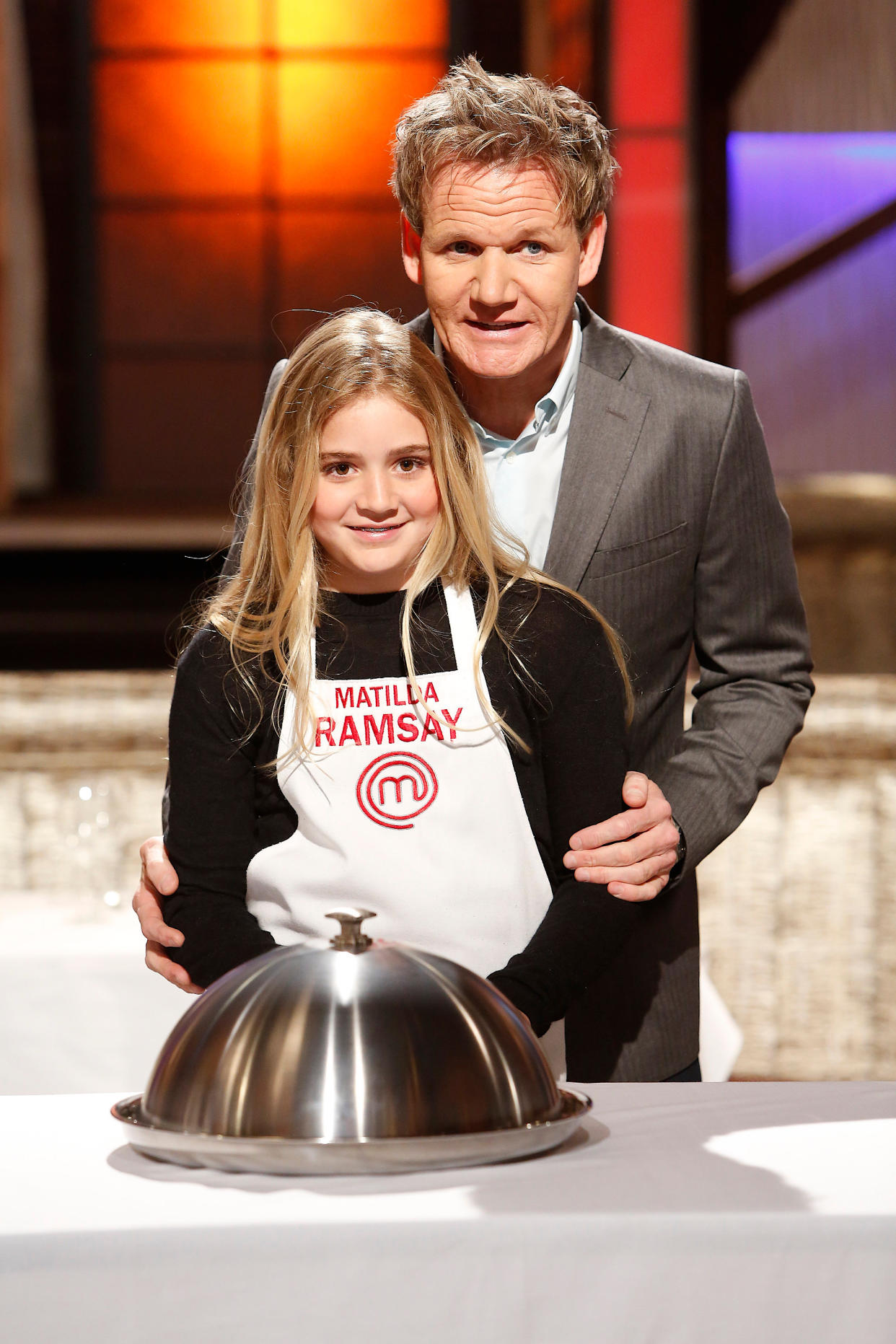 MASTERCHEF JUNIOR: Special guest and Gordon Ramsays daughter, Matilda Ramsay, will introduce the home cooks to their next elimination challenge dish, a Ramsay family favorite, Salmon en Croute in the  Junior Edition: Family Style episode of MASTERCHEF JUNIOR airing Tuesday, Feb. 3, 2015 (8:00-9:00 PM ET/PT) on FOX.  (Photo by FOX Image Collection via Getty Images)