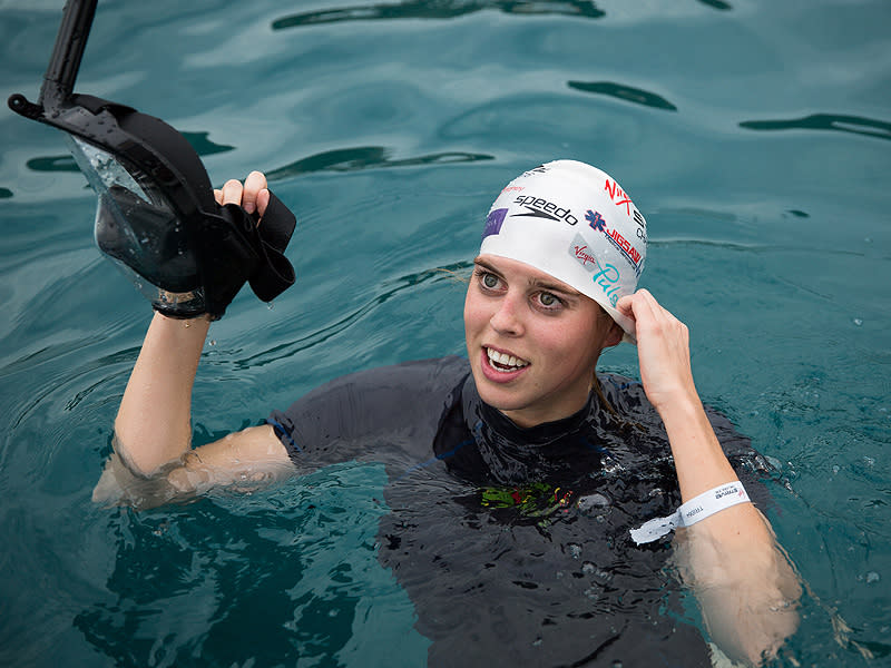 Princess Beatrice Dives into Charity Swim| The British Royals, The Royals, Princess Beatrice