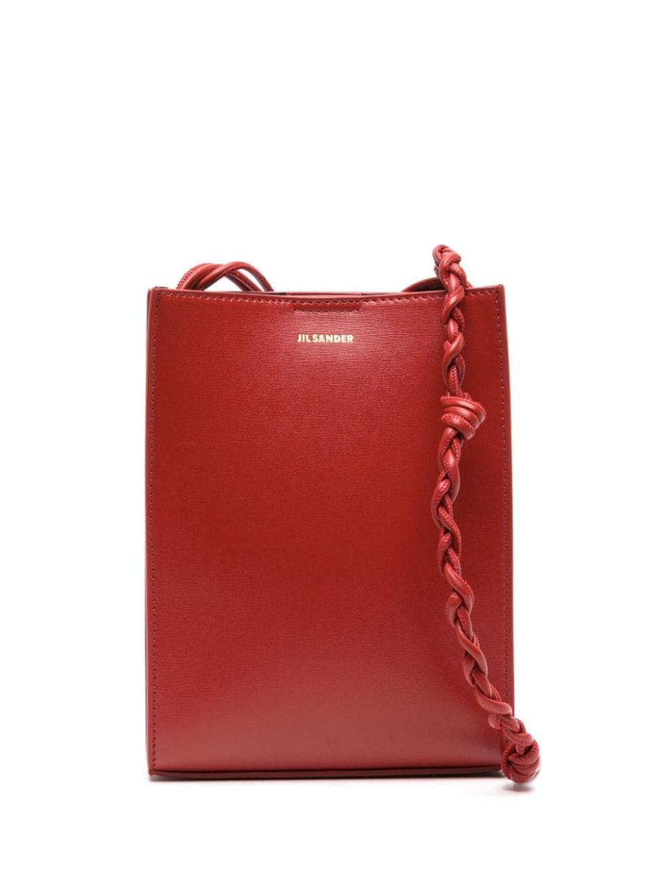 Jil Sander small Tangle leather crossbody bag