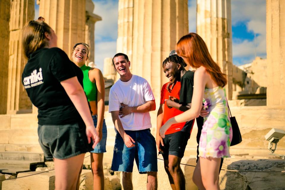 Contiki does group tours to destinations including Greece (Contiki)