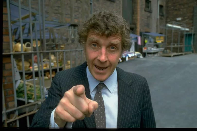 Derek Owen played by David Hargreaves in the television soap Albion Market, 1985