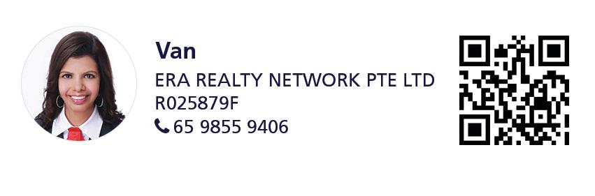 Contact details of marketing agent for the property (Van | ERA REALTY NETWORK PTE LTD | 65 9855 9406)