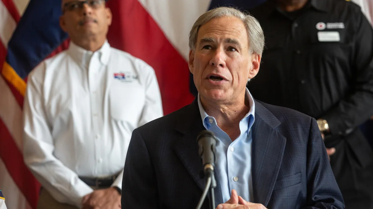 After '1,000-year' storm in Dallas, Texas Gov. Greg Abbott chooses not to mentio..