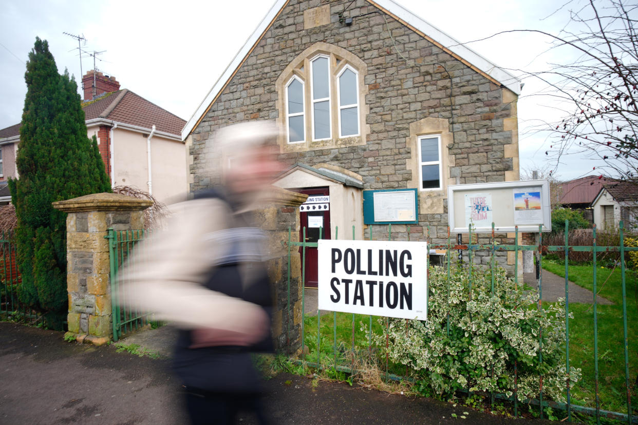 The polls will be open between 7am and 10pm on Thursday. (PA)