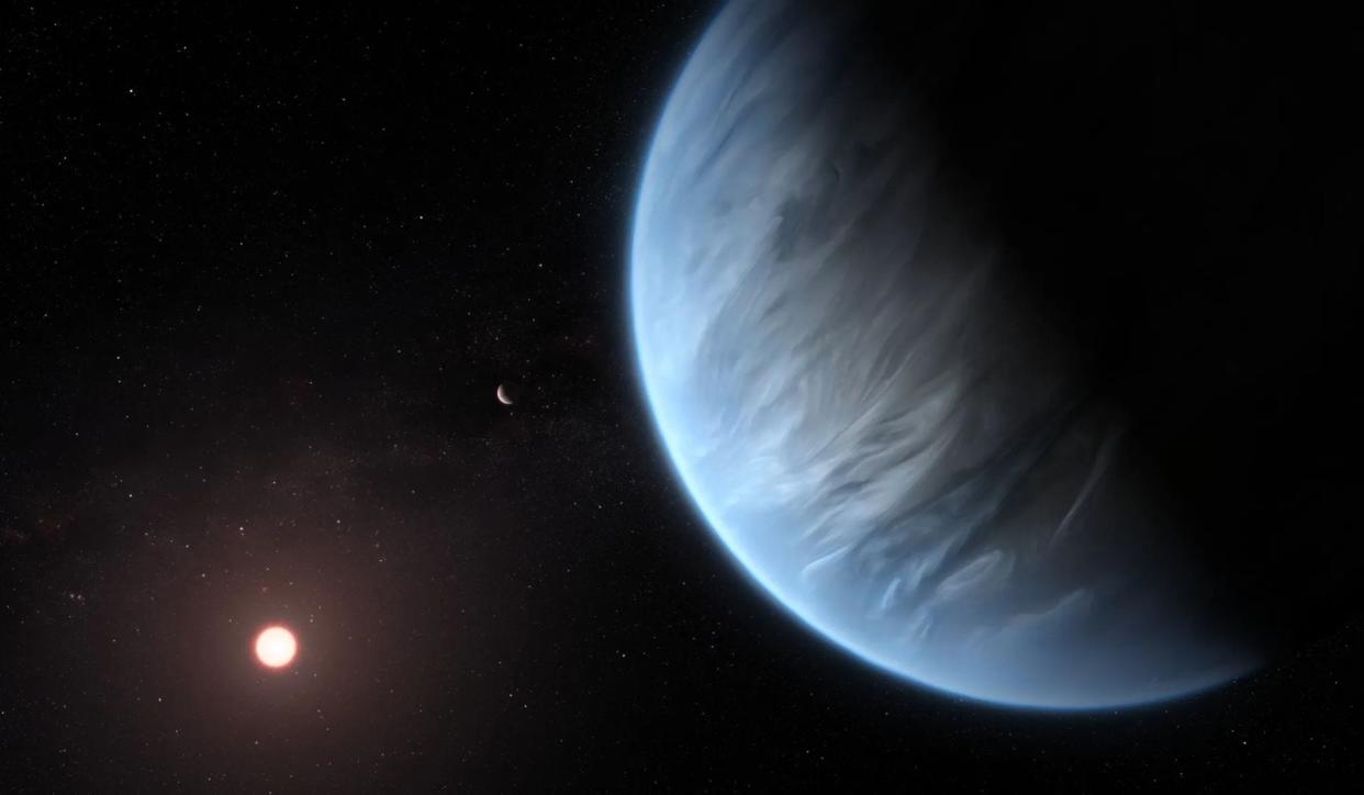 Artist's conception of K2-18b.