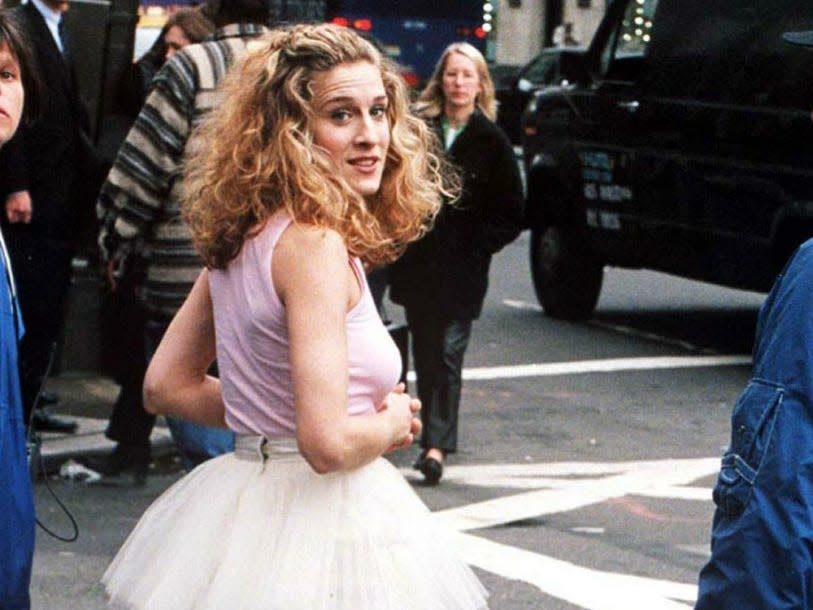 carrie bradshaw opening sequence satc