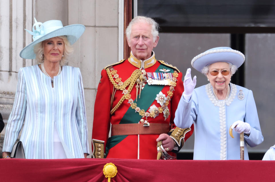 Camilla, Duchess of Cornwall, Prince Chales, Prince of Wales and Queen Elizabeth (Chris Jackson / Getty Images)