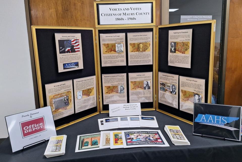 “Voices and Votes: Citizens of Maury County” exhibit was displayed at Fisk University.