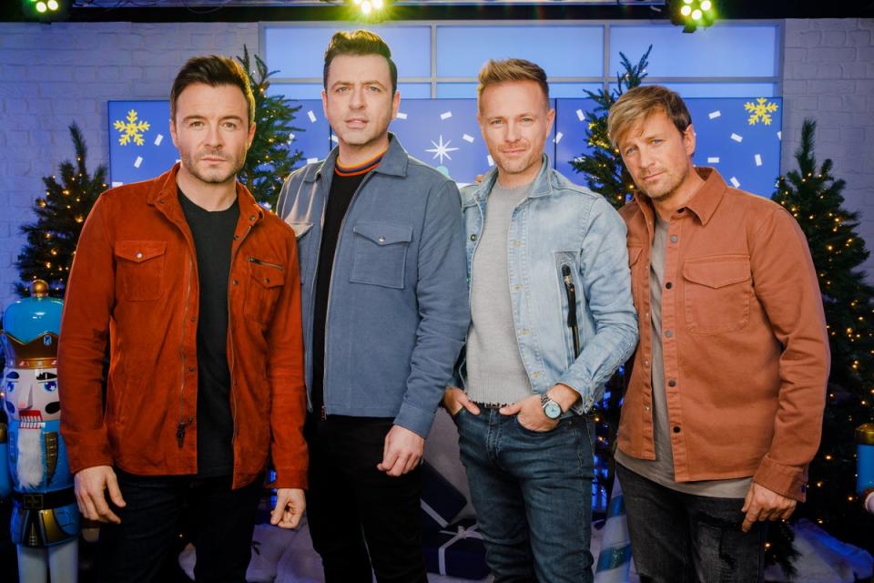 Westlife's Shane Filan, Markus Feehily, Nicky Byrne and Kian Egan (Getty Images)