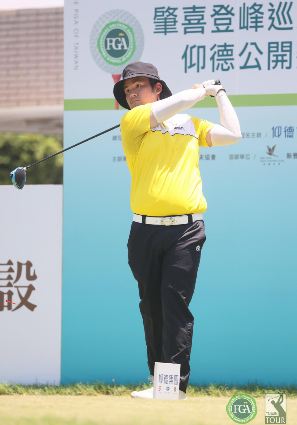 第一回合丁子軒68桿(-4)暫並列第四(鍾豐榮攝影)