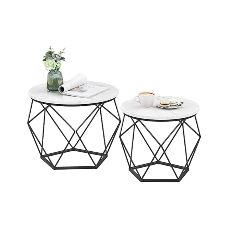 VASAGLE Set of 2 Small Coffee Tables