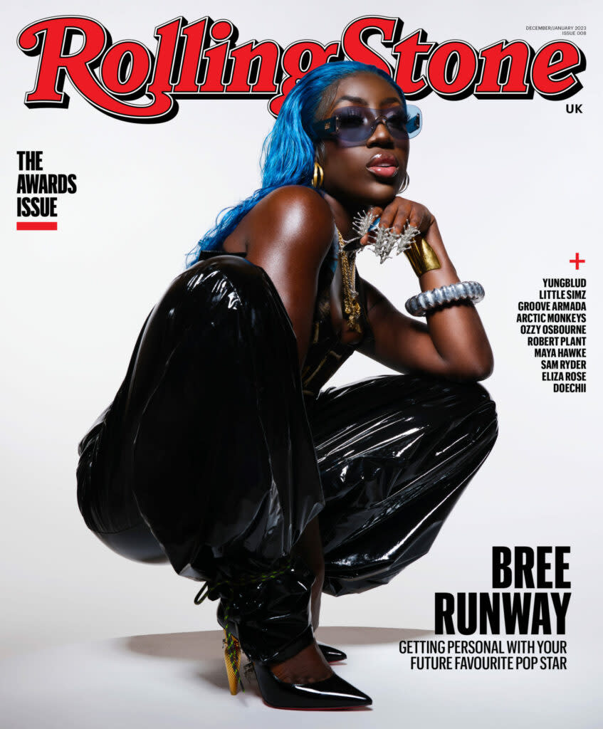 <strong>Bree Runway covers the December/January 2023 issue of Rolling Stone UK</strong>