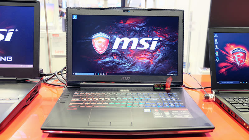 Gamers who want more power can consider the 17.3-inch MSI GT72VR 6RE Dominator Pro, a Pascal-powered laptop with an NVIDIA GeForce GTX 1070. Other specifications include an Intel Core i7-6700HQ processor, 16GB of DDR4 RAM, and a 256GB SSD and 1TB HDD. It comes with a SteelSeries multi-color backlit keyboard as well. It is going for $3,699 now, $100 off its regular price, together with freebies like a SteelSeries headset and MSI notepad, keychain, and hardshell backpack.