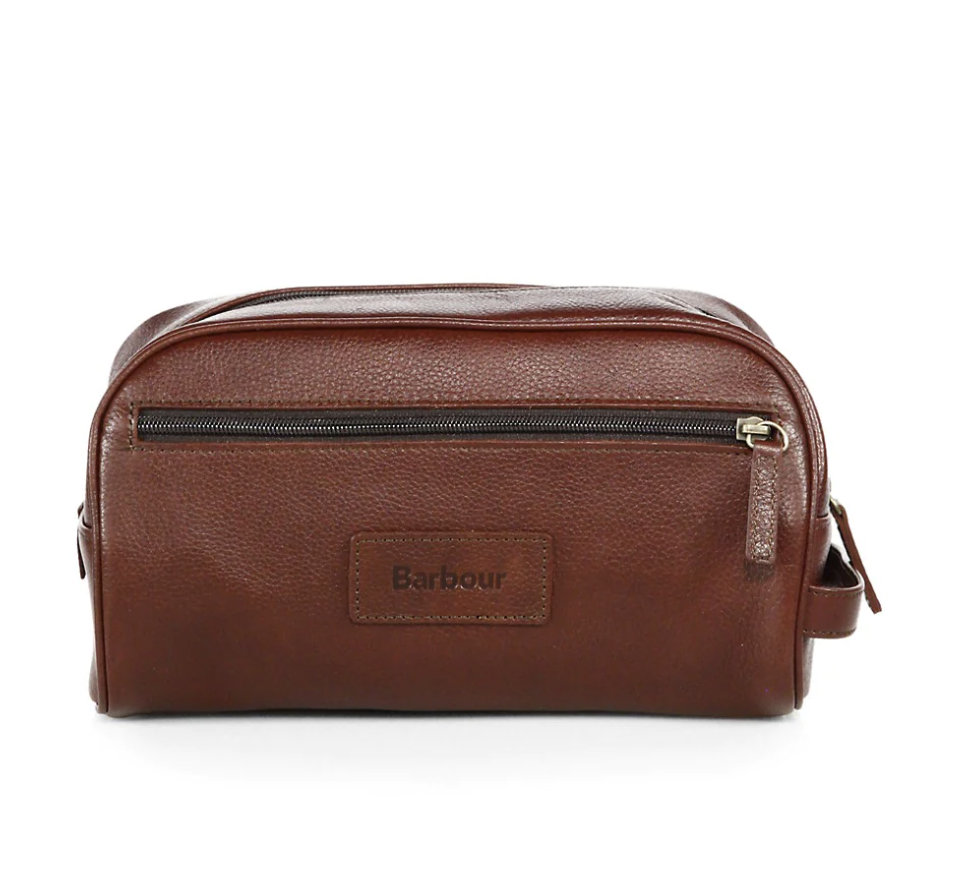 Barbour Leather Travel Kit