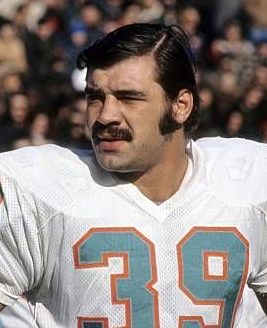 Larry Csonka was the heart of Miami's power running game in the 1970s.