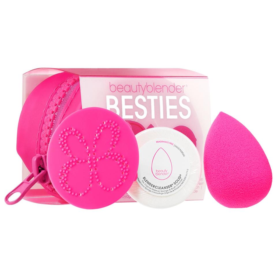 14) Besties Makeup Sponge and Cleanser Set