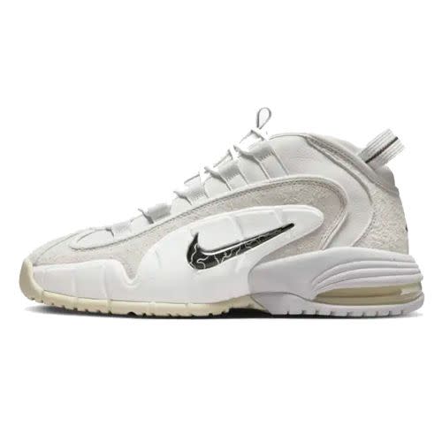 <p><a class="link " href="https://www.nike.com/gb/launch/t/air-max-penny-photon-dust-summit-white" rel="nofollow noopener" target="_blank" data-ylk="slk:SHOP;elm:context_link;itc:0;sec:content-canvas">SHOP</a></p><p> We’re fools for silhouettes steeped in history, which is why, to us, the Nike Air Max Penny – a mid-Nineties model designed for basketball luminary Penny Hardaway by Eric Avar – is a must. Especially in this clean ‘photon dust and summit white’ colourway.</p><p>£164.95; <a href="https://www.nike.com/gb/launch/t/air-max-penny-photon-dust-summit-white" rel="nofollow noopener" target="_blank" data-ylk="slk:nike.com;elm:context_link;itc:0;sec:content-canvas" class="link ">nike.com</a></p>