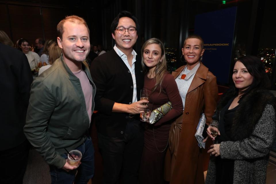 Bobby Hoppey, Kenneth Ye, Claire Uhar, Yvonne Randolph & Nicole Landau, TheWrapBook Launch Party