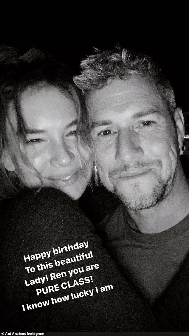 Ant Anstead and Renée Zellweger's selfie on Instagram