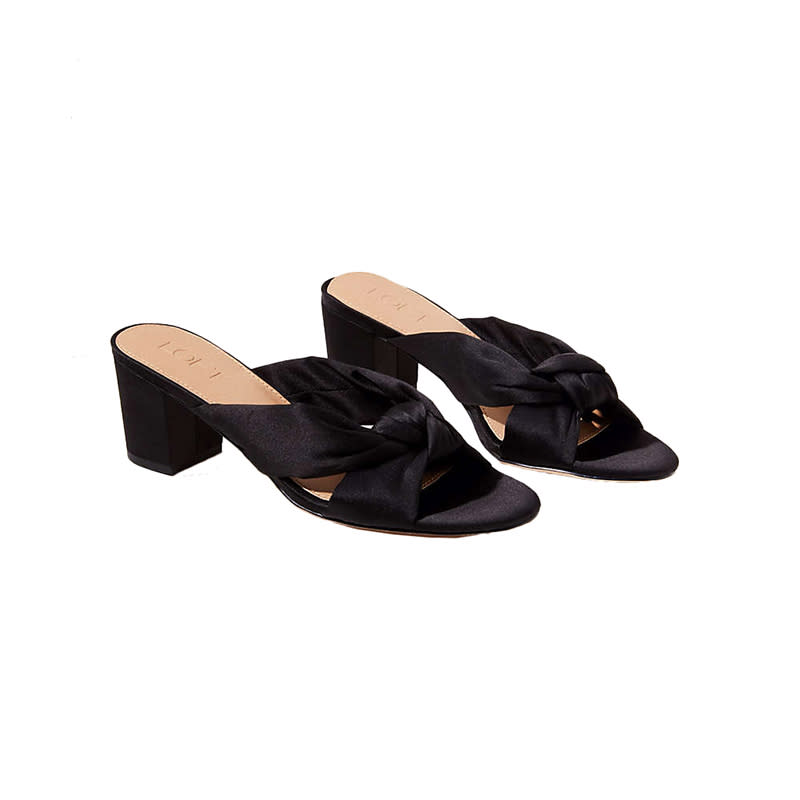 <a rel="nofollow noopener" href="https://rstyle.me/n/c4pbwzchdw" target="_blank" data-ylk="slk:Satin Knot Slide Sandals, LOFT, $80These knotted heeled mules are timeless and comfortable.;elm:context_link;itc:0;sec:content-canvas" class="link ">Satin Knot Slide Sandals, LOFT, $80<p>These knotted heeled mules are timeless and comfortable.</p> </a>